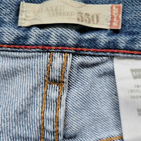 Levis y2k 550 relaxed tapered leg jeans size 14 - Image 6