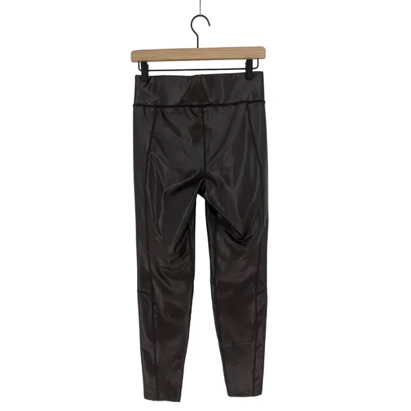ALC Frank NWT Emile Vegan Leather‎ Legging Carob Brown Size 6 - Image 10
