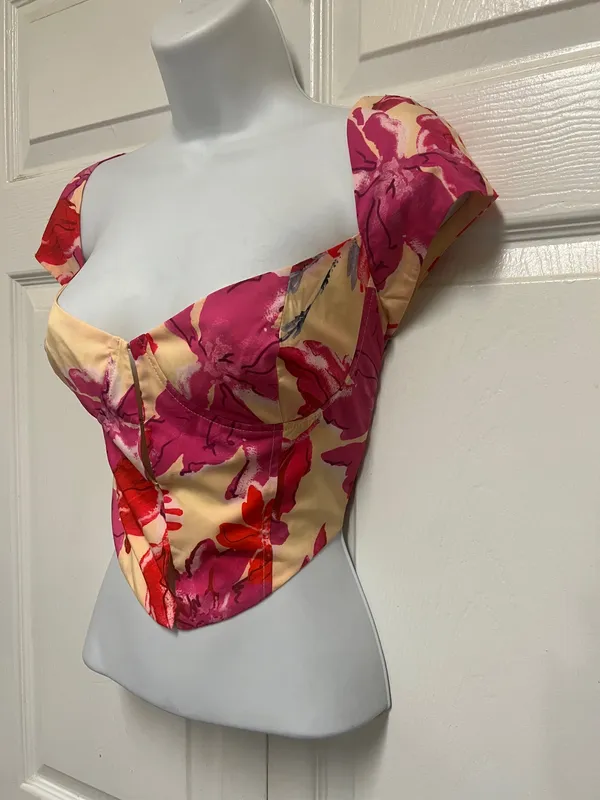 White Fox Boutique Spring Fling Bustier Top - Image 9