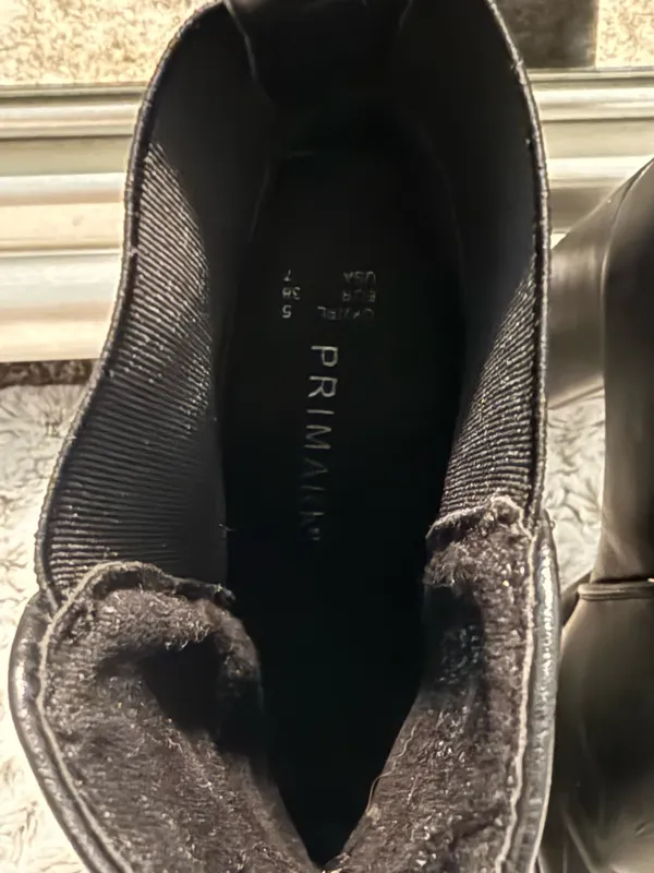 Primark Black Chunky-Heeled Chelsea Ankle Boots Women’s 7 - Image 5