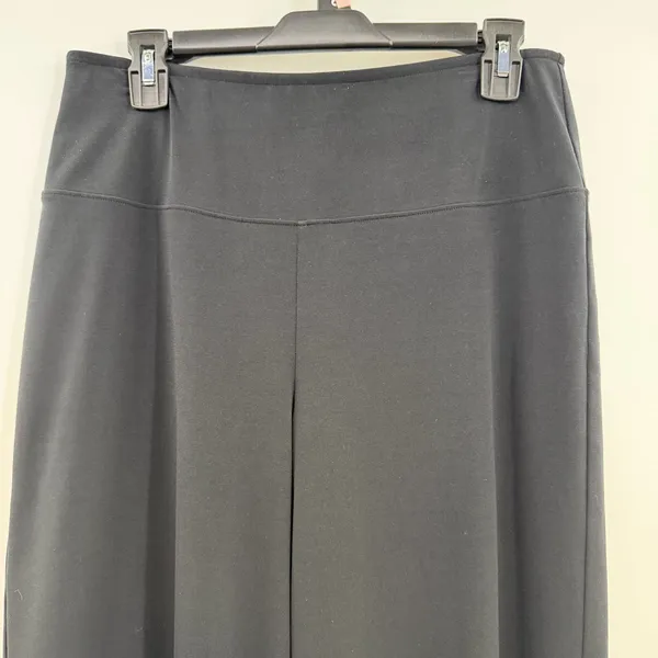 SPANX Go With The Flow Pants M Black High Rise Wide Leg Pull On Stretch - Image 2