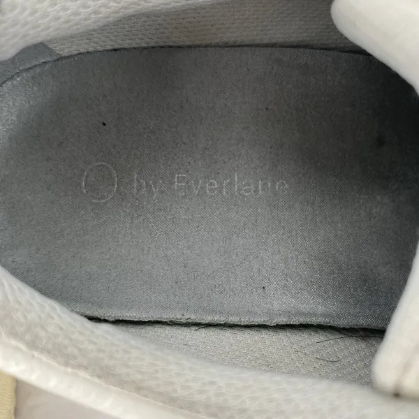 Everlane The Trainer Off White Leather Sneakers Women's Size 8.5 - Image 9