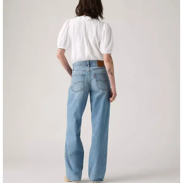New Levi's Women's Premium 30x30 Baggy Dad Jeans Easy Days - Medium Wash - Image 3
