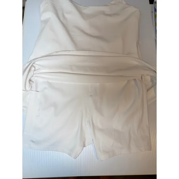 Abercrombie Fitch White Slip Dress Spaghetti Strap‎ Mini Dress Womens - Image 8
