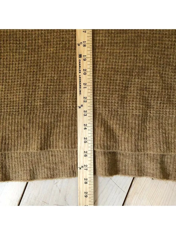 Intimately by Free People EUC Women's Brown V-Neck Acrylic Pullover Sweater XS/S - Image 6