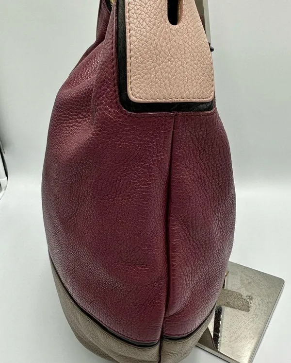 Furla Hobo Bicolor Leather Shoulder Bag - Image 8
