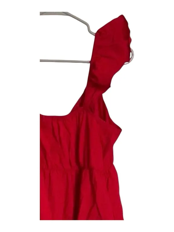 Universal Threads Red Ruffle Strap Maxi Dress – Size L - Image 5
