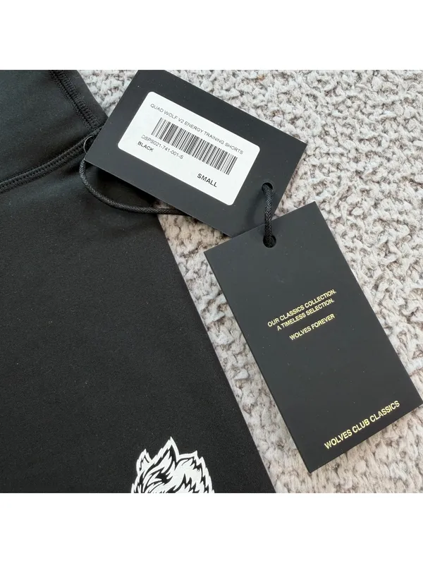 Darc Sport SHE Wolves Club Quad Wolf V2 Energy Shorts Black Women's S 35/500 NWT - Image 8