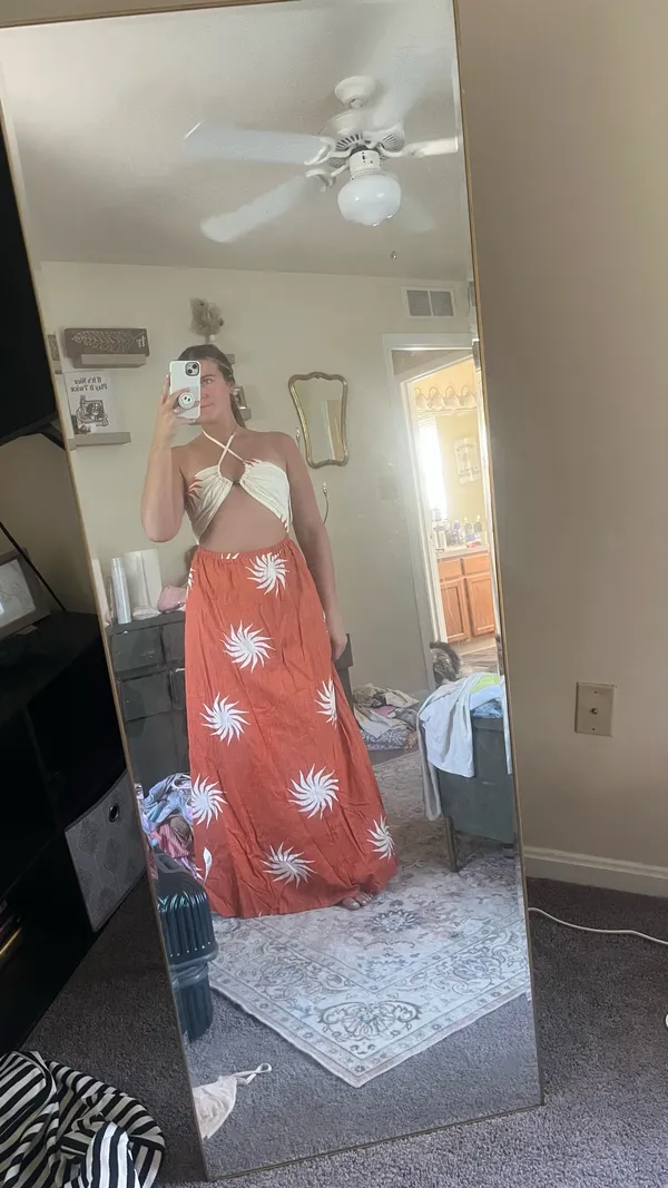 Billy J Maxi Dress Red Size XS - Image 3