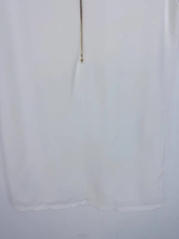 NWT Lulus Shift and Shout Dress Short Sleeves Mini Ivory White Size Small S NEW - Image 11
