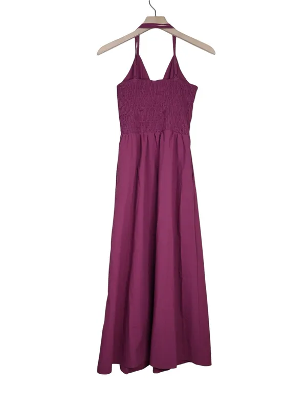 BTFBM Women's S V-Neck Cutout Strappy Maxi Dress - Image 3