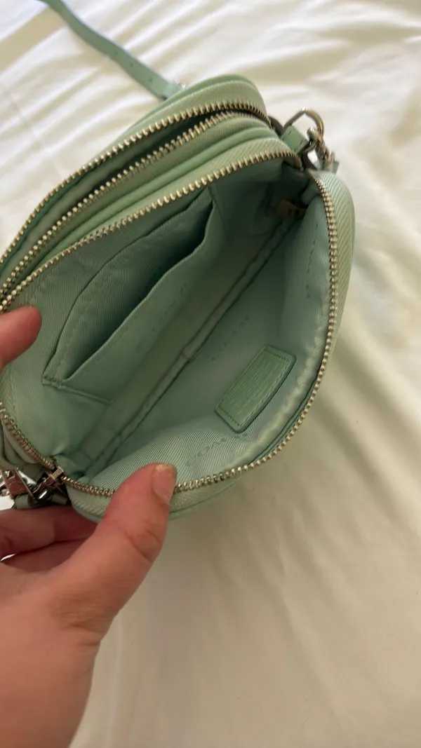 Coach mint green crossbody bag  - Image 4