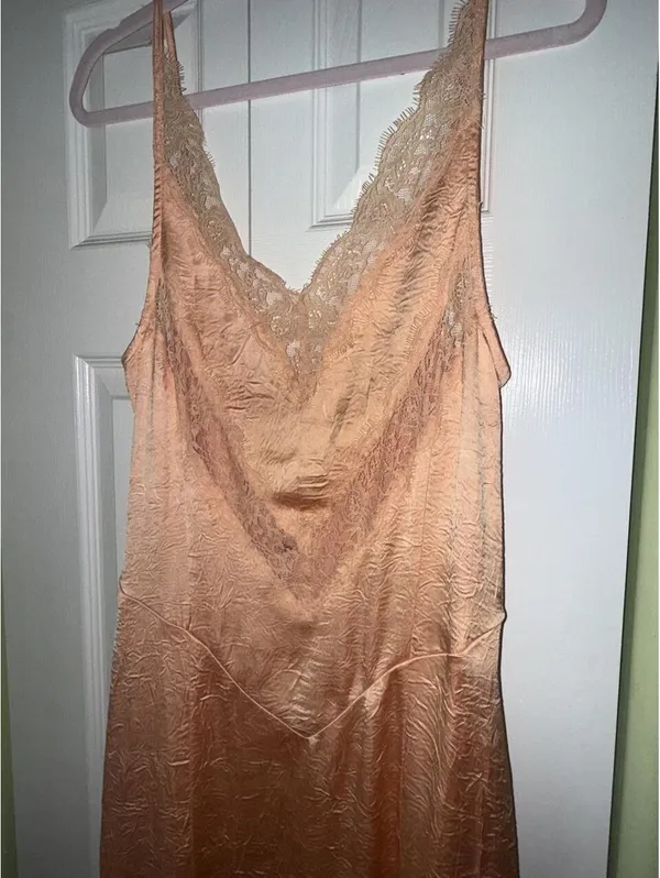 Free People Maybe Forever Maxi Dress in Peach - Image 3