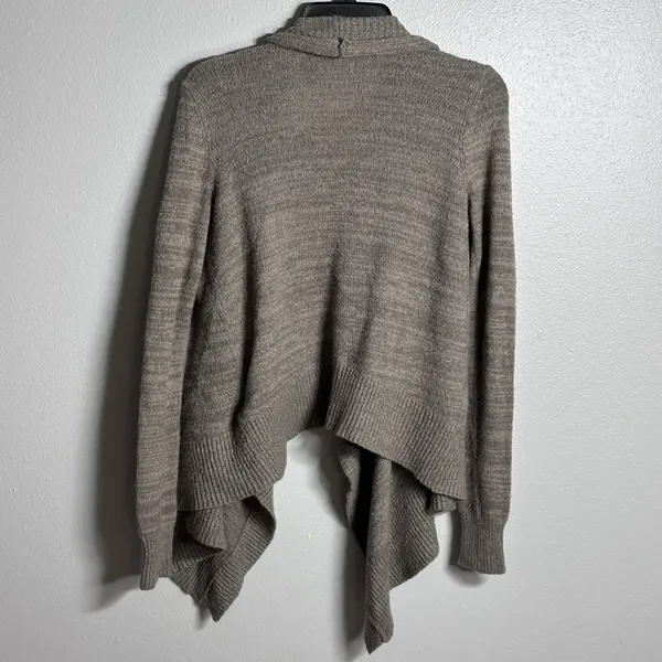 Abercrombie & Fitch Women Gray/Beige Open Cardigan Sweater‎ size XS/S. - Image 7