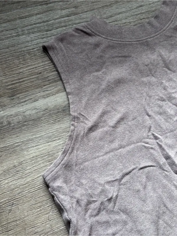Pact Women's Brown 100% Organic Cotton Muscle Tank Casual Fall Summer Sz L Top - Image 6