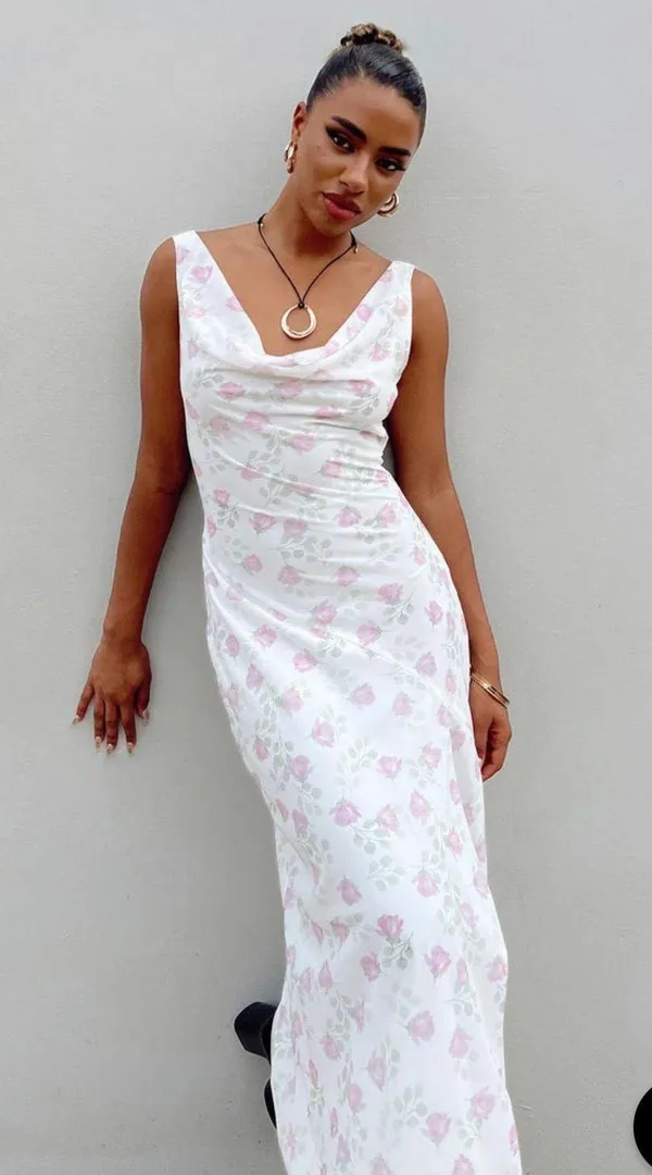 Princess Polly Floral Maxi Dress XS - Image 3