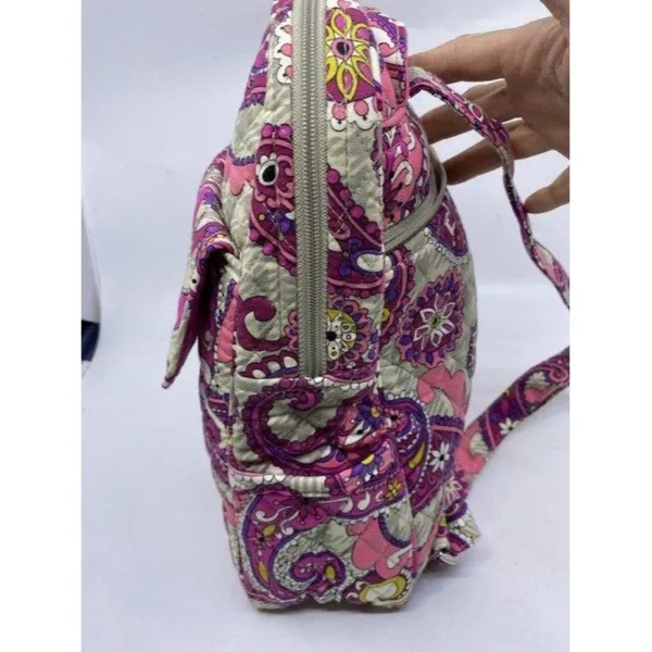 Vera Bradley Msrp Pink Gray Backpack - Image 2