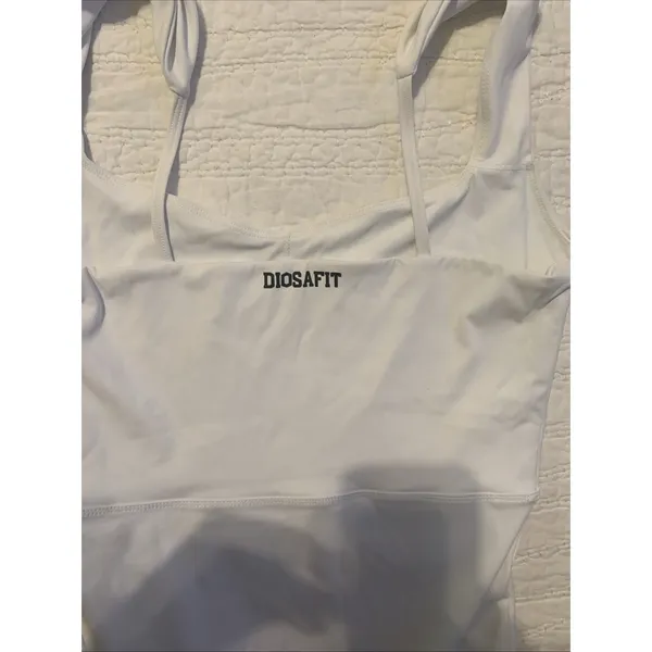 Diosa Fit white sports dress, size large - Image 3