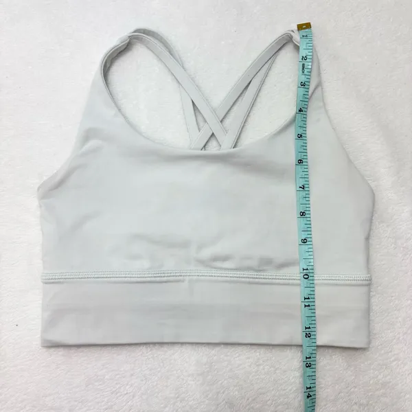 Lululemon Strappy Back Crop‎ Sports Bra Top Yoga Size 4 - Image 11