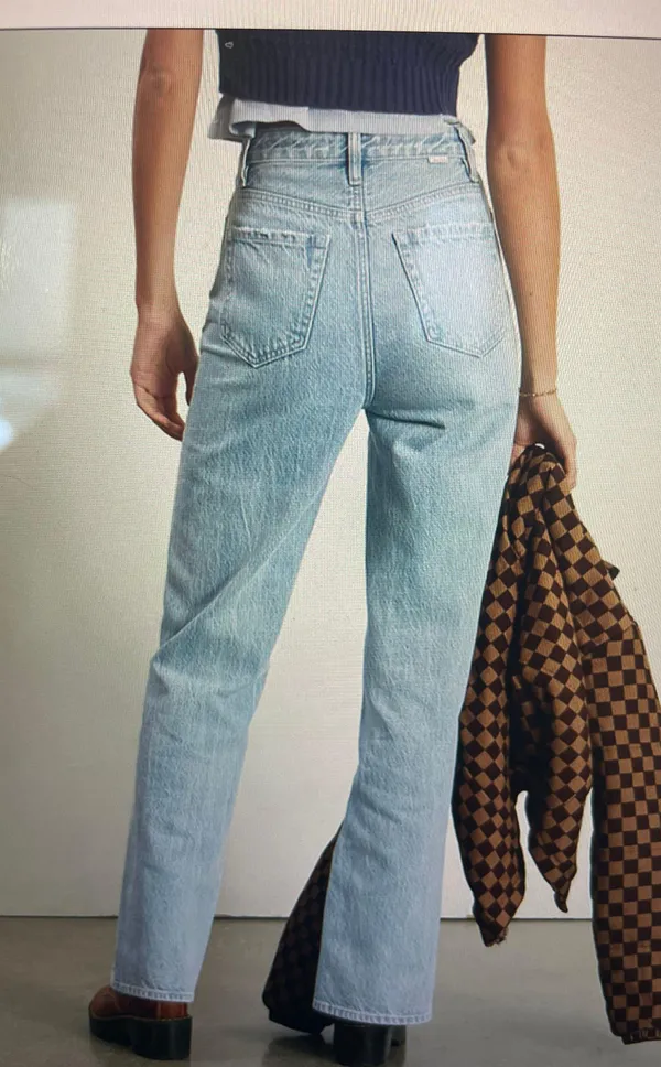 PacSun Eco Light Blue Twisted Sean Boyfriend Jeans - Image 4