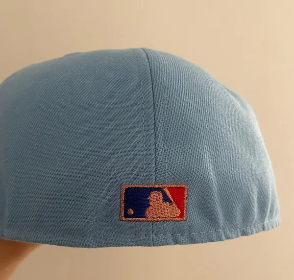 New Era Burdeens blue brims fnf 0.5 blastoise Pokémon Chicago cubs size 7 1/8 brand new - Image 2