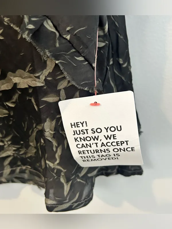 NWT Asos Satin Corset Textrued Asymmetric Grunge Floral Print Mini Dress Size 8 - Image 10