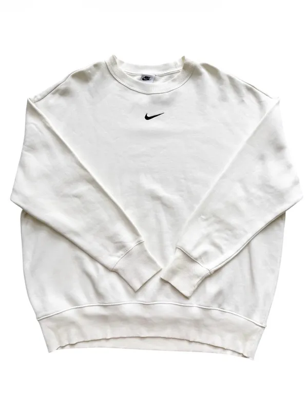 Nike Oversized Phoenix Fleece Size Large - Cream - Image 2