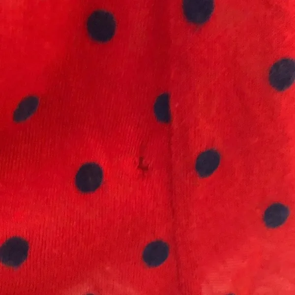 Abercrombie & Fitch Womens Red Polka Dot SleevelessTank Size M - Image 2