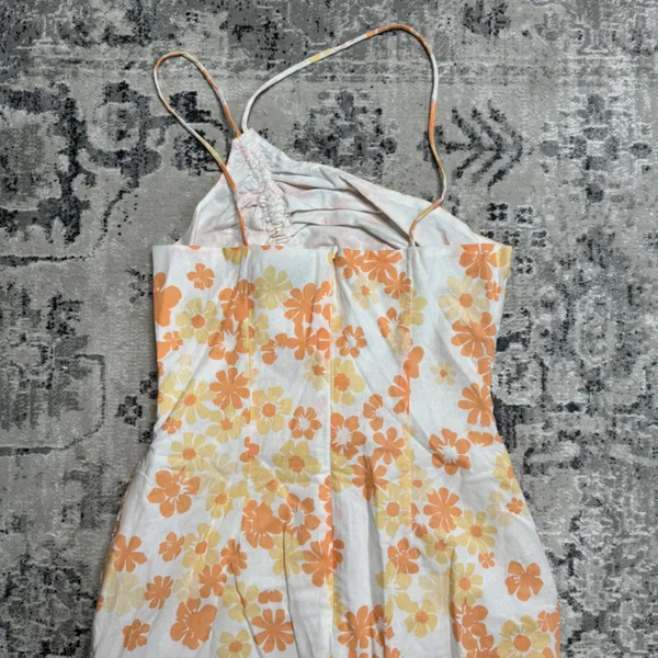 NEW Sabo Skirt Kani Asymmetric Dress Floral Print Cinched size M Medium NWT - Image 7