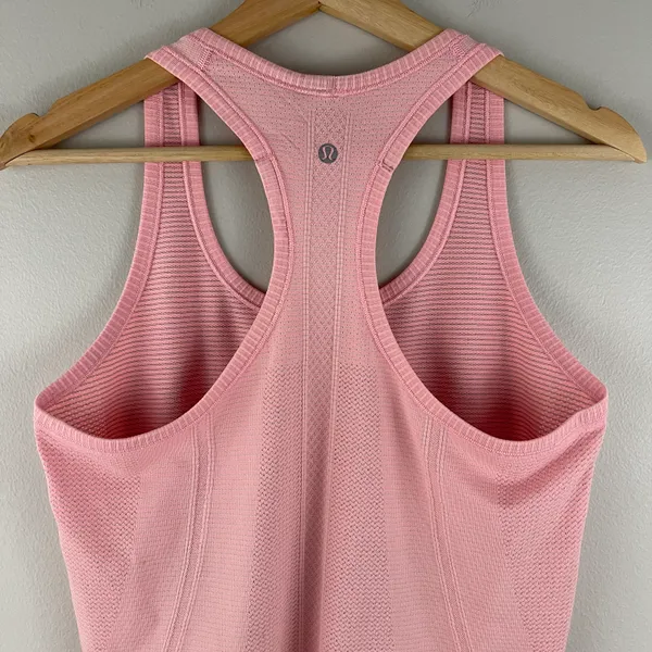 Lululemon Pink Taupe Swiftly Tech Racerback Athletic Workout Tank Top - Image 11