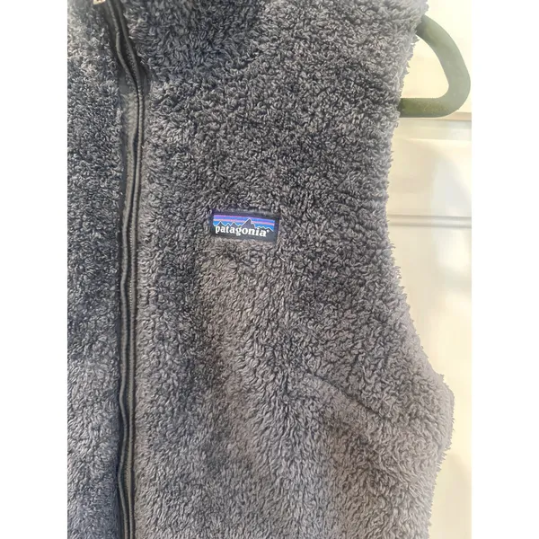 Patagonia Los Gatos Fleece Vest Womens Large Gray Full Zip High Pile fall warm - Image 2