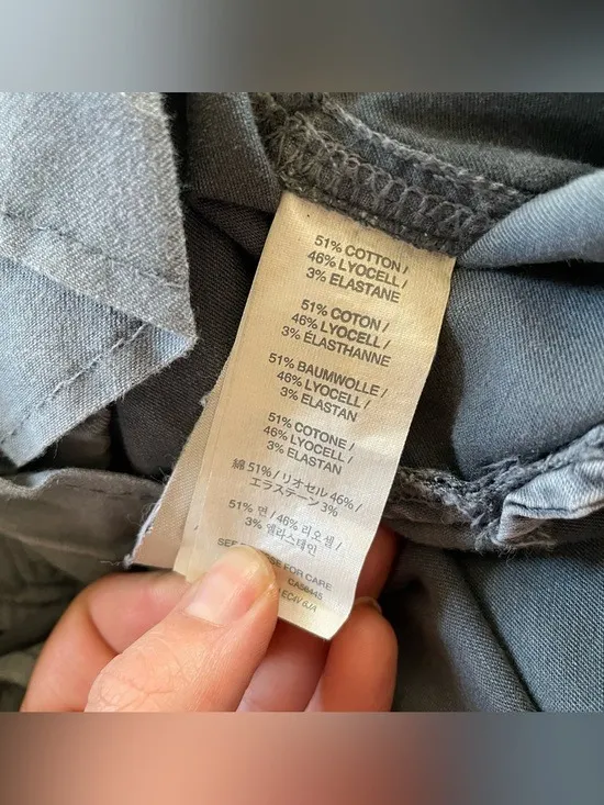 J. Crew Gray/Green Pants size 28 waist - Image 4