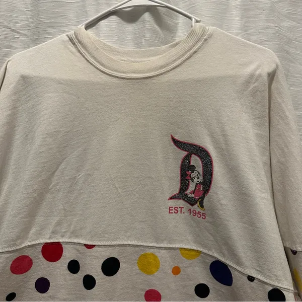 Disneyland Resort Minnie Mouse size M Polka Dot Spirit Jersey - Image 4