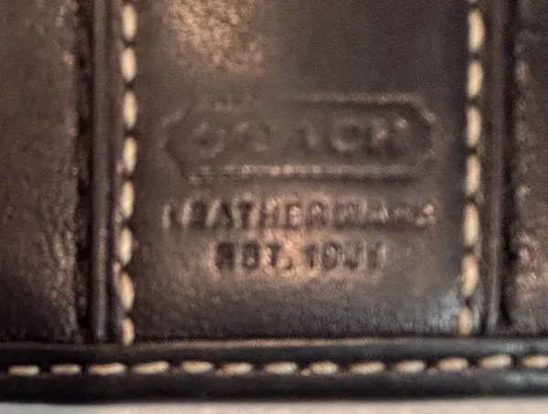 Coach | Hampton leather tri-fold wallet .  - Image 13