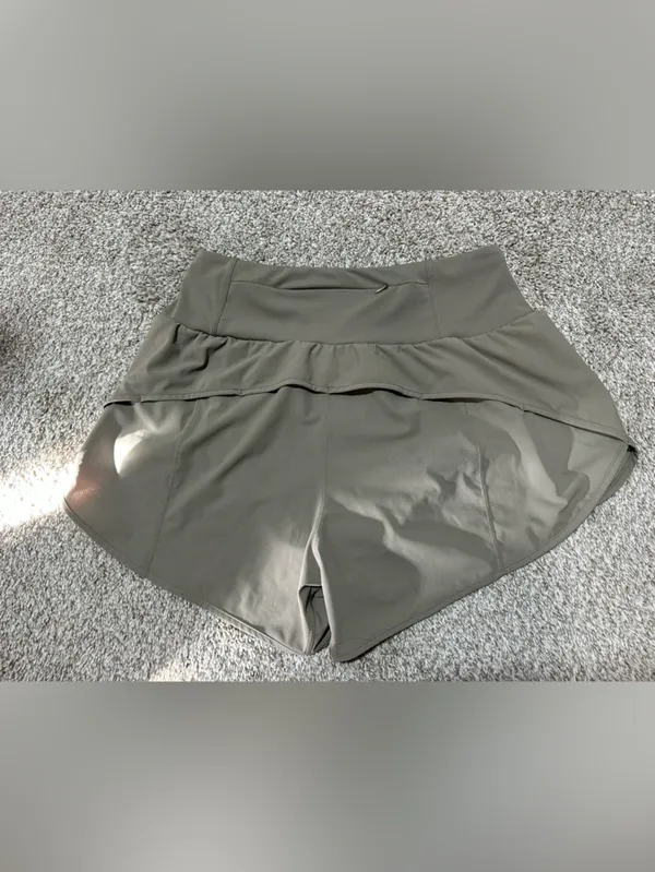 Amazon Women's Athletic Shorts — Olive Green - Image 2