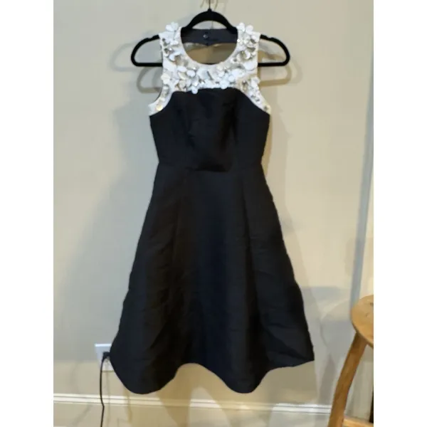 kate spade new york Embellished Sleeveless Dress Fit And Flare Size 00 Cocktail‎ - Image 4