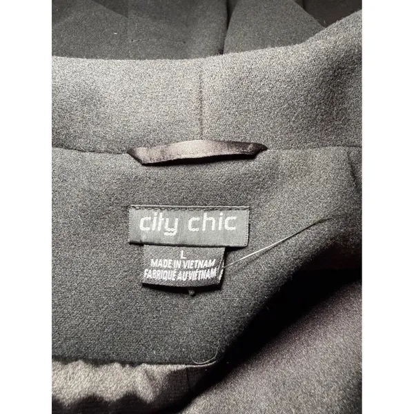 City Chic Sassy Military Coat Size Large Chic Casual Minimalist - Image 11