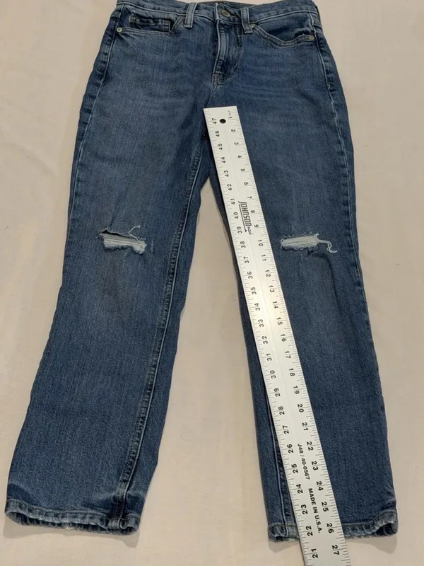 Banana Republic Jeans Skinny Fit High Rise Women’s Size 25 Medium Wash Blue - Image 4