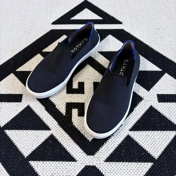 Rothy’s The Original Slip On Sneaker in Black Size 6.5 - Image 2