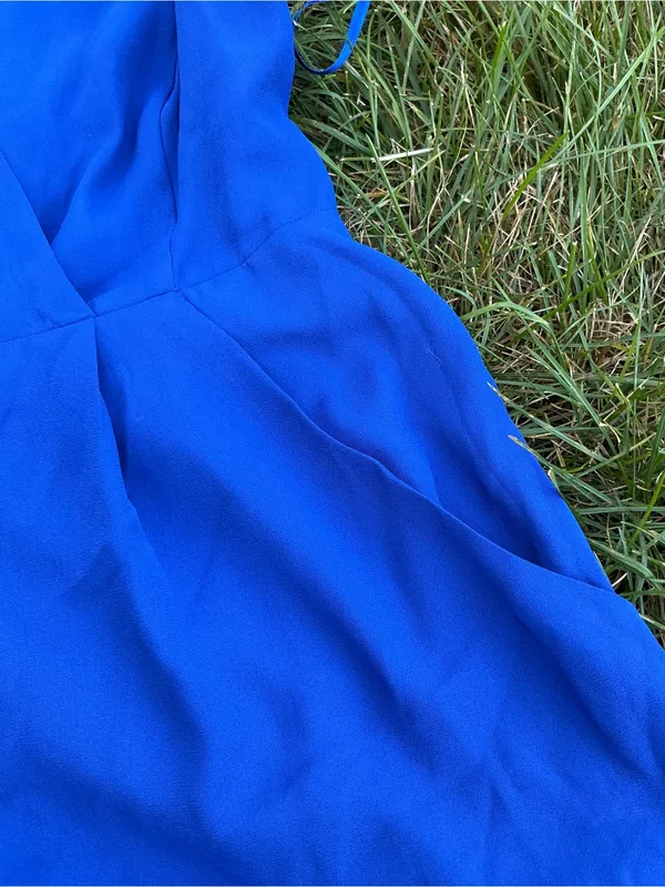 Pretty Cobalt Blue Halter Romper 💙💙 - Image 11