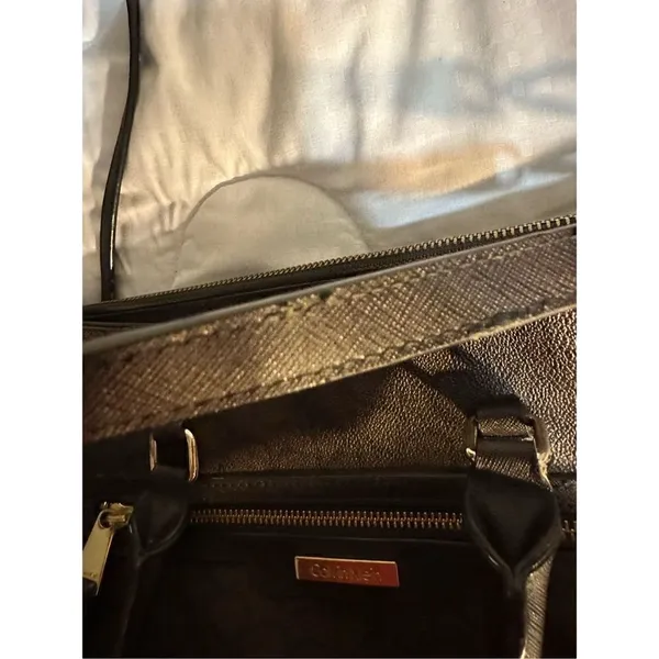 Calvin Klein Cross Body Purse Brown - Image 6