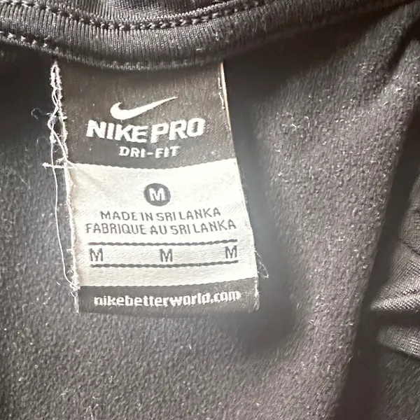 Nike Women's Black Long Sleeve Top with Zip - Image 6