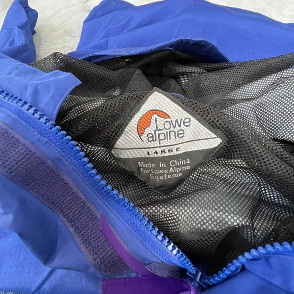 Lowe Alpine Rain Jacket Womens‎ Size Large L A19 Blue - Image 5