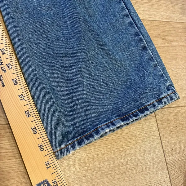 NWT Billabong High Waisted Wide Leg Faded Medium Wash Jeans Size 24 - Image 3