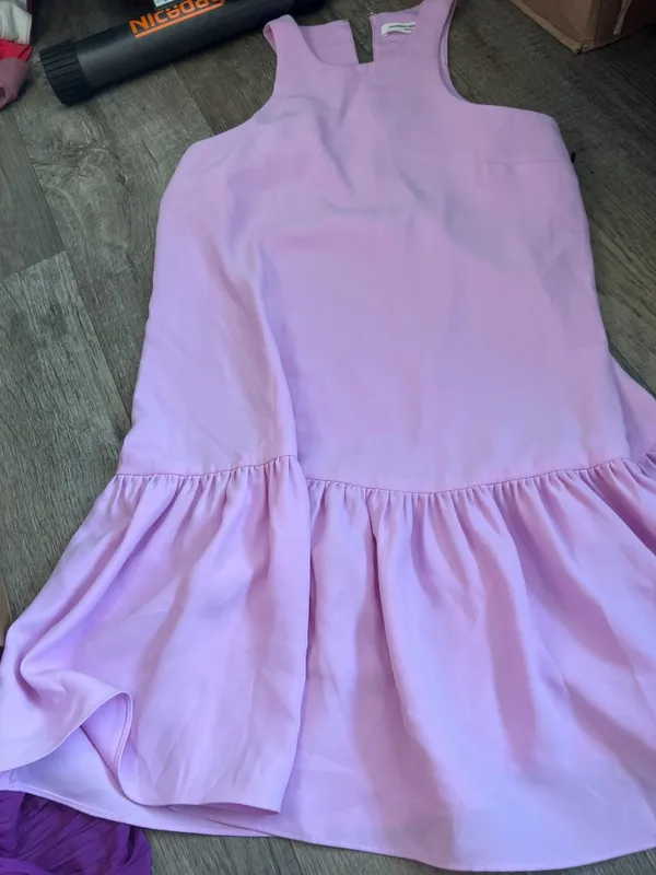 Amanda Uprichard lilac mini dress size small - Image 4