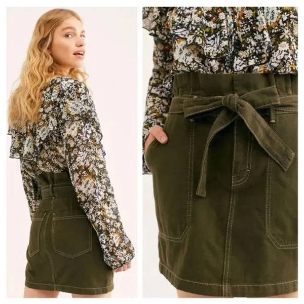 Free People Splendor In The Grass Skirt Size 8 - Image 12