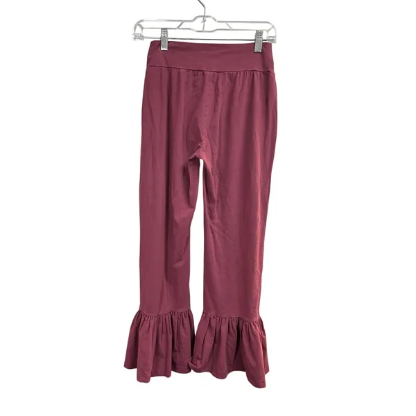 Matilda Jane Dacia Big Ruffle Pants Mauve/Plum Small - Image 9