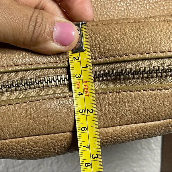 Fossil leather tote bag - Image 10