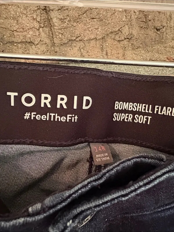 torrid Dark Indigo Flare Jeans - Image 2