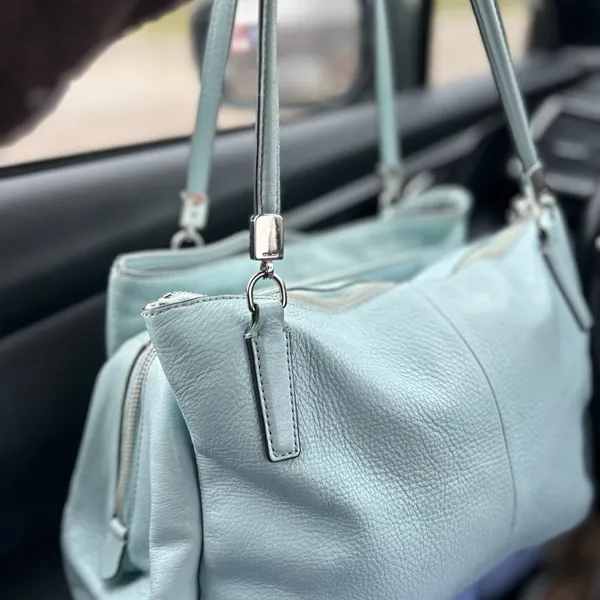 Coach. Baby Blue Satchel. - Image 13